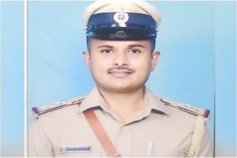Police officer in uniform portrait